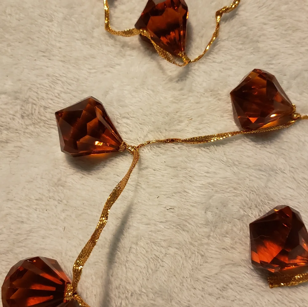 Ten feet plus large bead garland